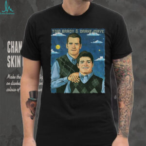 Tom Brady and Drake Maye New England Patriots Stepbrothers Football NFL 2025 shirt