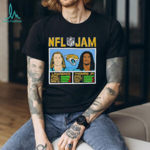 Trevor Lawrence and Brian Thomas Jr. NFL Jam Jaguars shirt