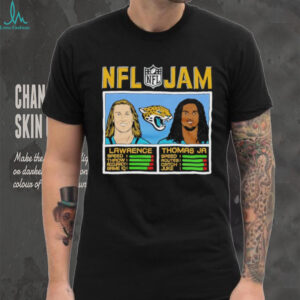 Trevor Lawrence and Brian Thomas Jr. NFL Jam Jaguars shirt
