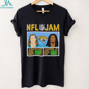 Trevor Lawrence and Brian Thomas Jr. NFL Jam Jaguars shirt