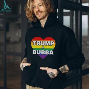 Trump Loves Bubba Clinton Colorful Heart shirt