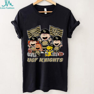 UCF Knights Shop Snoopy Charlie Brown And Friends Knights Flags T Shirt