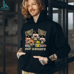 UCF Knights Shop Snoopy Charlie Brown And Friends Knights Flags T Shirt