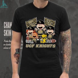 UCF Knights Shop Snoopy Charlie Brown And Friends Knights Flags T Shirt