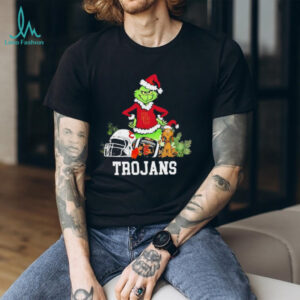 USC Trojans The Grinch and Max helmet Christmas 2025 shirt