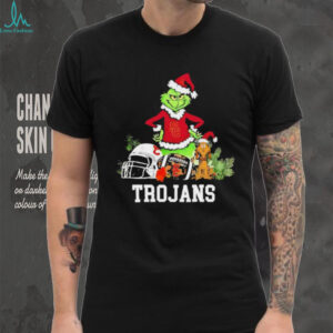 USC Trojans The Grinch and Max helmet Christmas 2025 shirt