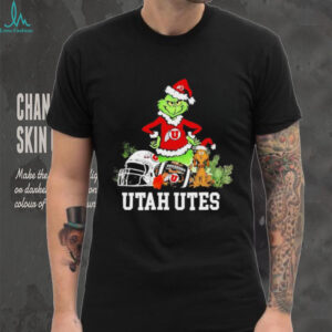Utah Utes The Grinch and Max helmet Christmas 2025 shirt
