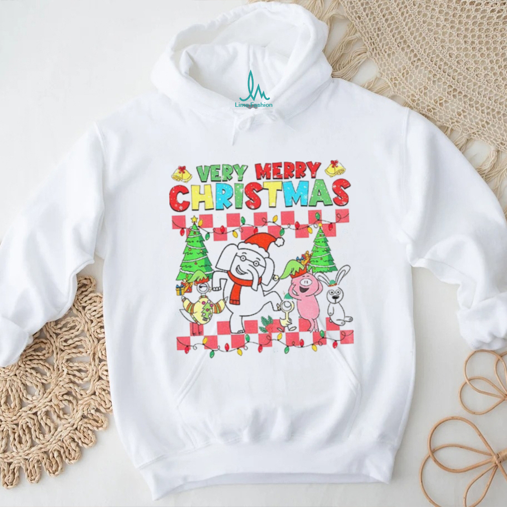 Very Merry Christmas Elephant Piggie shirt Very Merry Christmas Elephant Piggie shirt