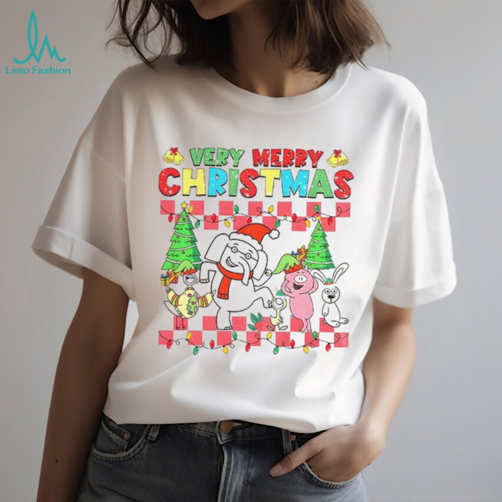 Very Merry Christmas Elephant Piggie shirt Very Merry Christmas Elephant Piggie shirt