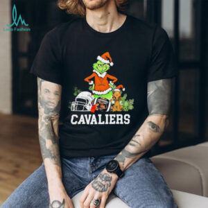 Virginia Cavaliers The Grinch and Max helmet Christmas 2025 shirt