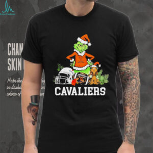 Virginia Cavaliers The Grinch and Max helmet Christmas 2025 shirt