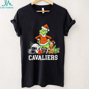 Virginia Cavaliers The Grinch and Max helmet Christmas 2025 shirt