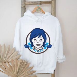 Wendy’s blue logo Toronto Blue Jays support shirt