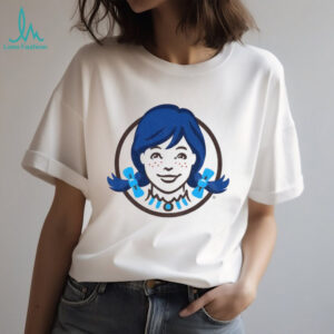 Wendy’s blue logo Toronto Blue Jays support shirt