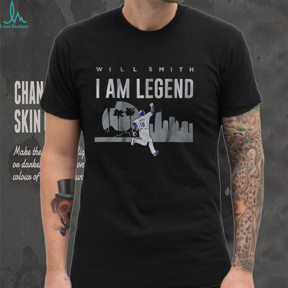 Will Smith Los Angeles Dodgers I am legend MLB Baseball City Skyline 2025 shirt Will Smith Los Angeles Dodgers I am legend MLB Baseball City Skyline 2025 shirt