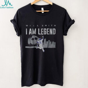 Will Smith Los Angeles Dodgers I am legend MLB Baseball City Skyline 2025 shirt