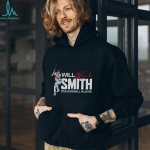 Will Smith posing Los Angeles Dodgers MLB the baseball player signature shirt