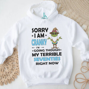 Wizard Grinch sorry I am cranky I’m going through my terrible seventies right now shirt