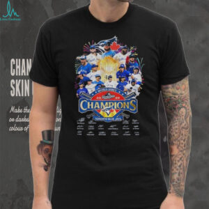 World Series 2025 Champions Toronto Blue Jays signed MLB shirt