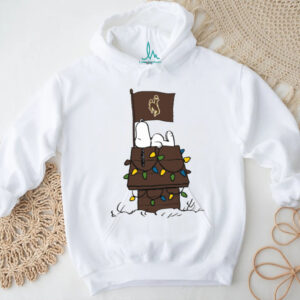 Wyoming Cowboys Snoopy House Christmas Lights Shirt