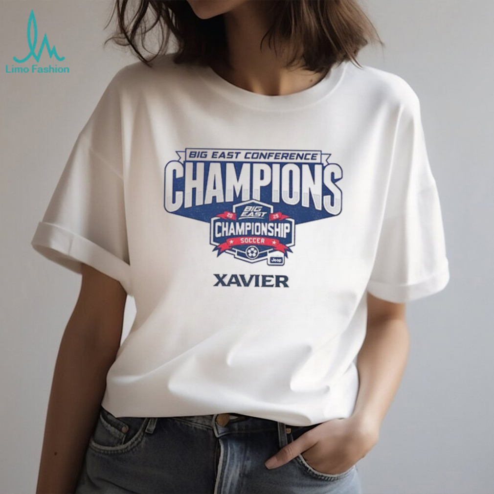 Xavier Big East Conference Champions NCAA Division I Soccer logo shirt Xavier Big East Conference Champions NCAA Division I Soccer logo shirt