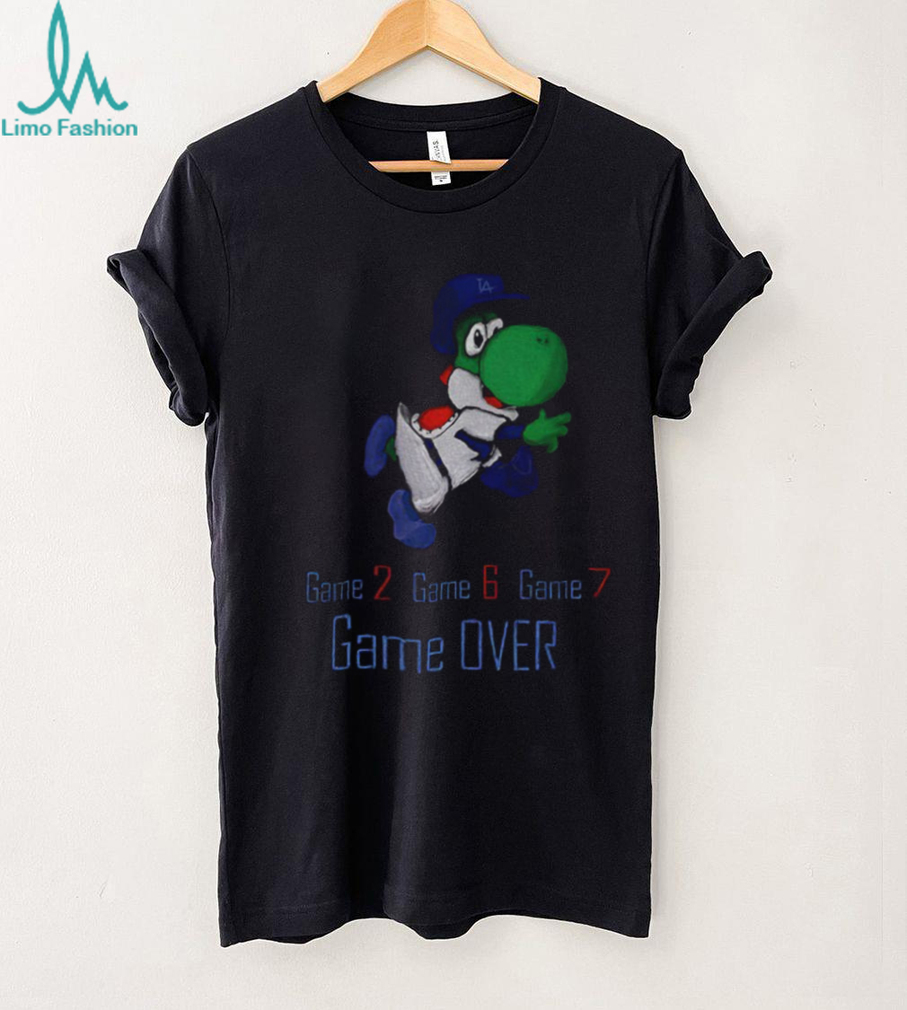 Yoshi Game Over Game 2 Game 6 Game 7 Los Angeles Dodgers MLB Baseball 2025 shirt Yoshi Game Over Game 2 Game 6 Game 7 Los Angeles Dodgers MLB Baseball 2025 shirt