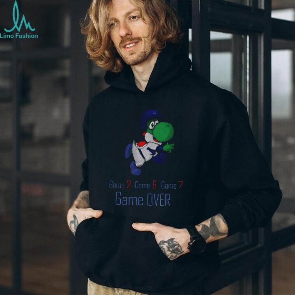 Yoshi Game Over Game 2 Game 6 Game 7 Los Angeles Dodgers MLB Baseball 2025 shirt Yoshi Game Over Game 2 Game 6 Game 7 Los Angeles Dodgers MLB Baseball 2025 shirt