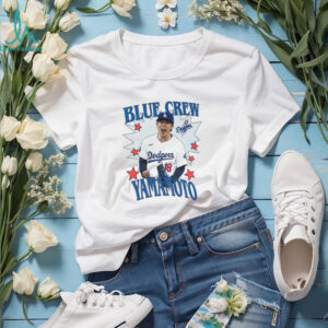 Yoshinobu Yamamoto 18 Los Angeles Dodgers Blue Crew MLB Baseball 2025 shirt