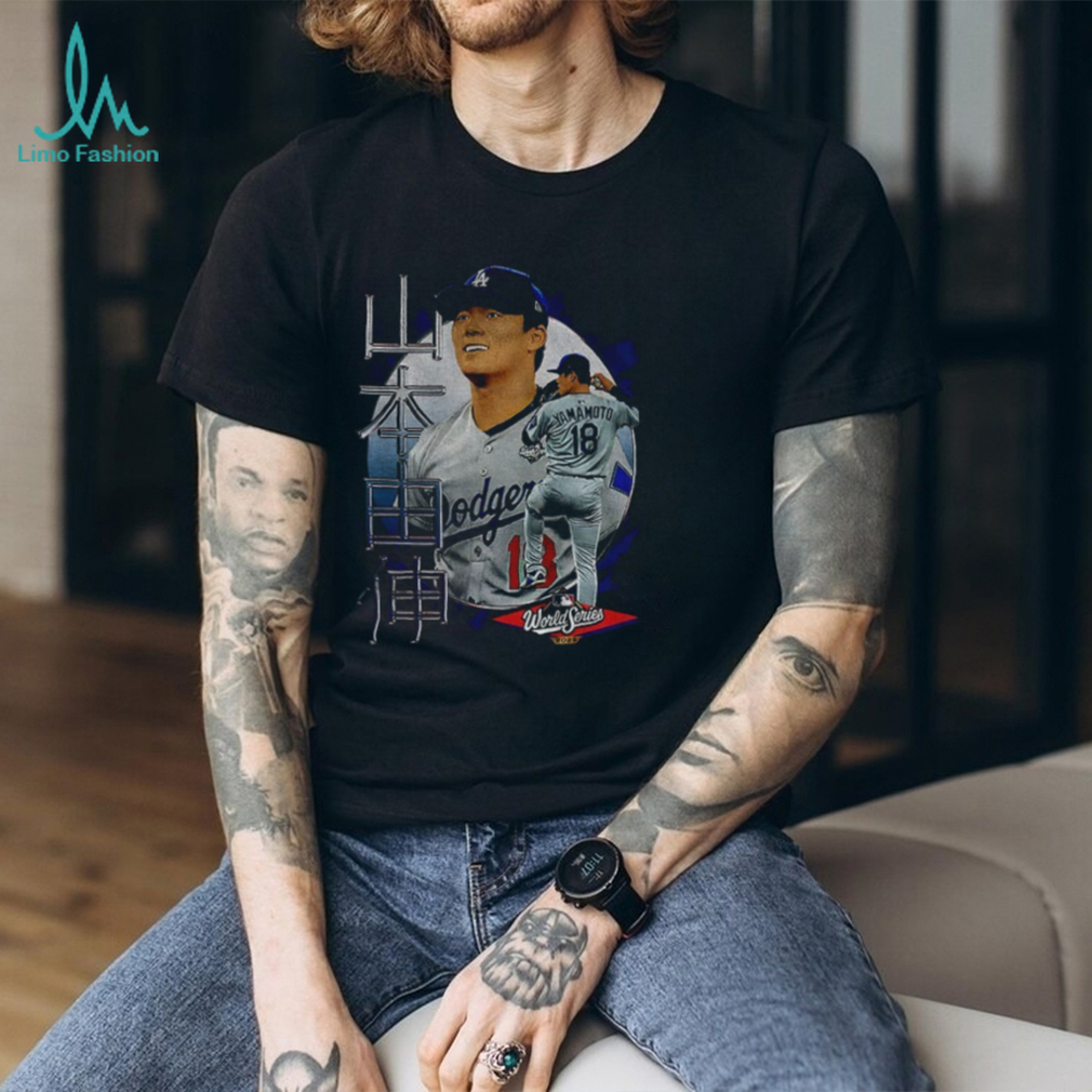 Yoshinobu Yamamoto 18 Los Angeles Dodgers Japanese MLB World Series 2025 shirt Yoshinobu Yamamoto 18 Los Angeles Dodgers Japanese MLB World Series 2025 shirt