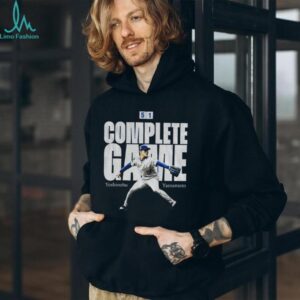 Yoshinobu Yamamoto Complete Game 5 1 Los Angeles Dodgers MLB the Baseball player shirt Yoshinobu Yamamoto Complete Game 5 1 Los Angeles Dodgers MLB the Baseball player shirt