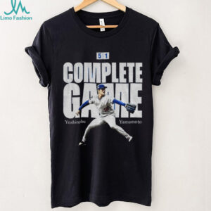 Yoshinobu Yamamoto Complete Game 5 1 Los Angeles Dodgers MLB the Baseball player shirt
