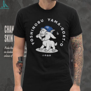 Yoshinobu Yamamoto Goat Los Angeles Dodgers MVP World series shirt
