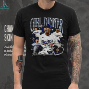Yoshinobu Yamamoto MVP Girl Dinner Los Angeles Dodgers World Series Champions 2025 graphic shirt