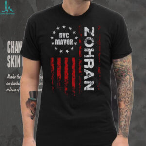 Zohran Mamdani NYC Mayor 2025 Patriotic Political Campaign flag shirt