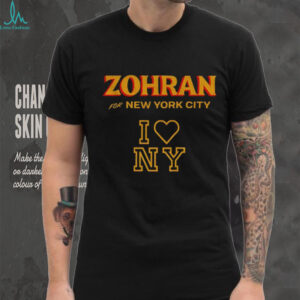 Zohran Mamdani Zohran for Mayor of New York I love NY shirt