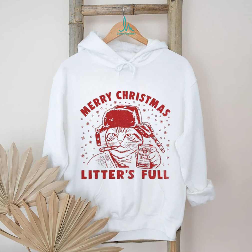 Cat Litters Full smoking Merry Christmas shirt Cat Litters Full smoking Merry Christmas shirt