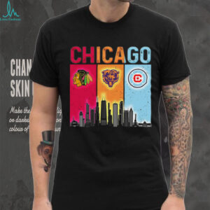 hicago Sports Teams Skyline T Shirt