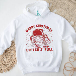 Cat Litters Full smoking Merry Christmas shirt