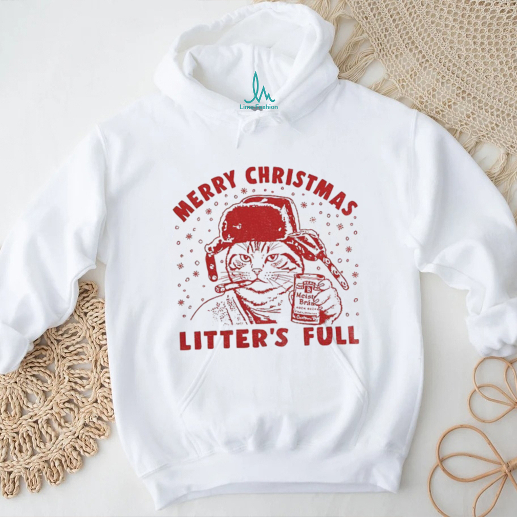 Cat Litters Full smoking Merry Christmas shirt Cat Litters Full smoking Merry Christmas shirt