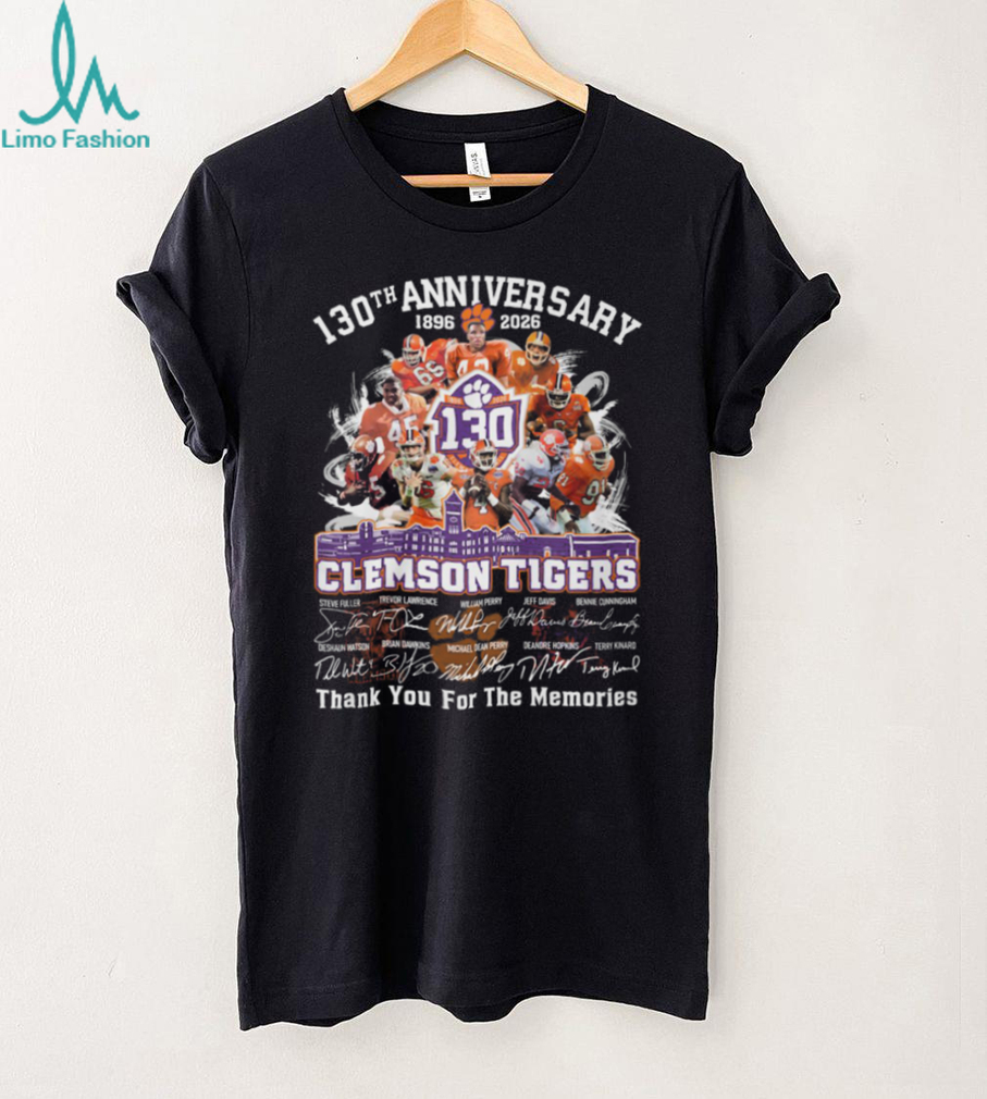 1896 2026 Clemson Tigers Thank You For The Memories Shirt 1896 2026 Clemson Tigers Thank You For The Memories Shirt