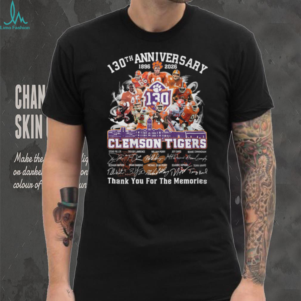 1896 2026 Clemson Tigers Thank You For The Memories Shirt 1896 2026 Clemson Tigers Thank You For The Memories Shirt