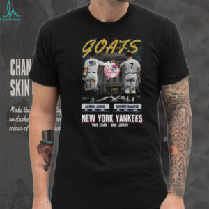 Aaron Judge & Mickey Mantle GOATS New York Yankees T Shirt