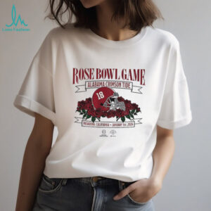 Alabama Crimson Tide 2026 Rose Bowl Game Football Helmet Playoff Quarterfinal shirt