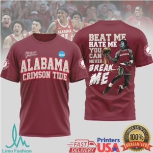 Alabama Crimson Tide Beat Me, Hate Me Basketball T Shirt Alabama Crimson Tide Beat Me, Hate Me Basketball T Shirt