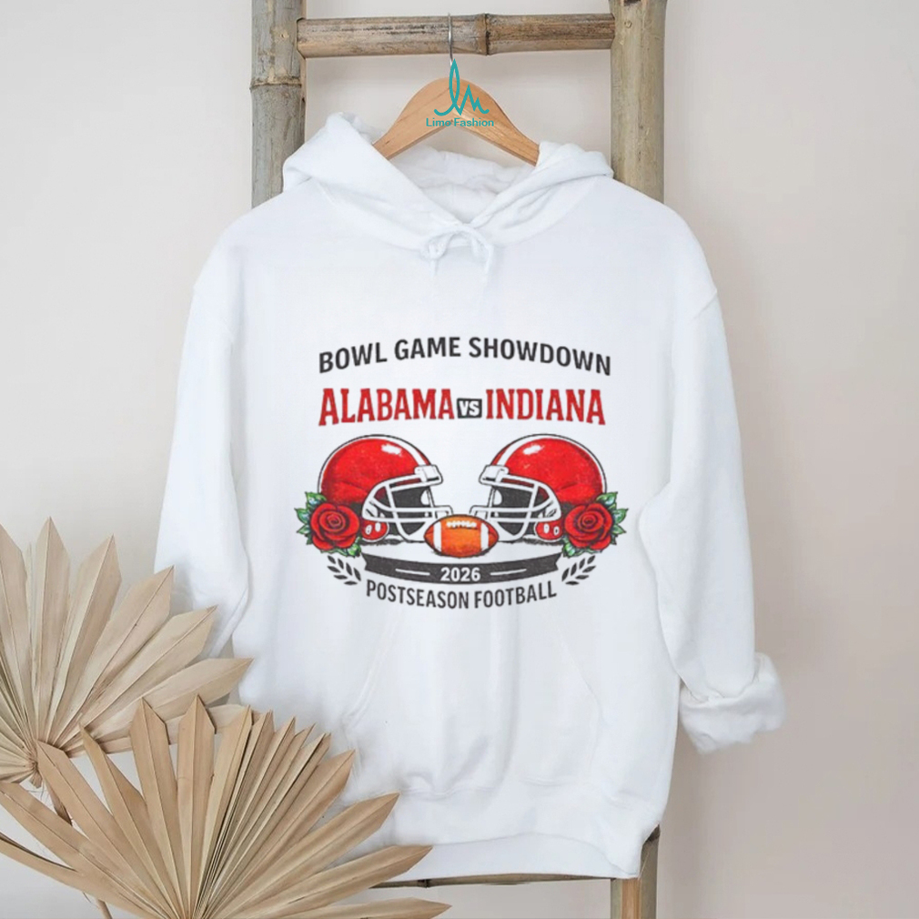 Alabama Crimson Tide vs Indiana Hoosiers football 2026 Bowl Game Showdown Postseason Football shirt Alabama Crimson Tide vs Indiana Hoosiers football 2026 Bowl Game Showdown Postseason Football shirt