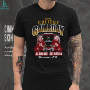 Alabama Crimson Tide vs Oklahoma Sooners College GameDay Playoff First Round shirt Alabama Crimson Tide vs Oklahoma Sooners College GameDay Playoff First Round shirt