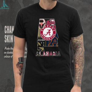 Alabama Pride Patchwork Crimson Tide State Legacy Shirt
