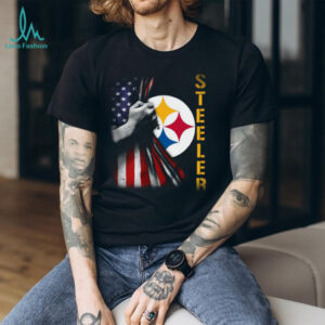 American Flag Pittsburgh Steelers Fan Tee American Flag Pittsburgh Steelers Fan Tee