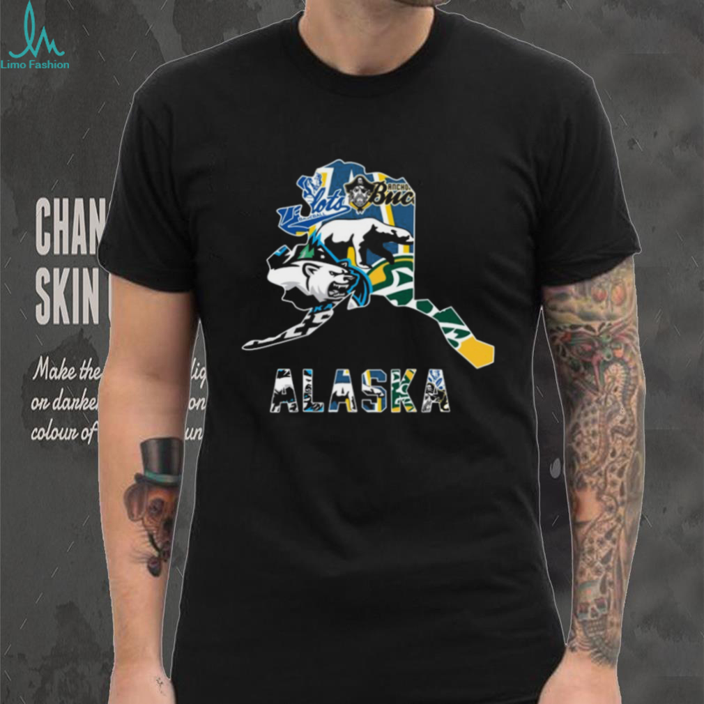 Anchorage Seawolves Alaska Map Alaska Sports Fan T Shirt Anchorage Seawolves Alaska Map Alaska Sports Fan T Shirt