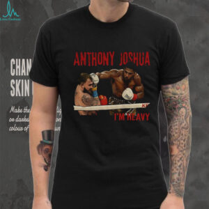 Anthony Joshua knocked Jake Paul out I’m heavy photo shirt Anthony Joshua knocked Jake Paul out I’m heavy photo shirt